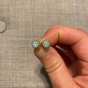 Anthropologie turquoise stud earrings
